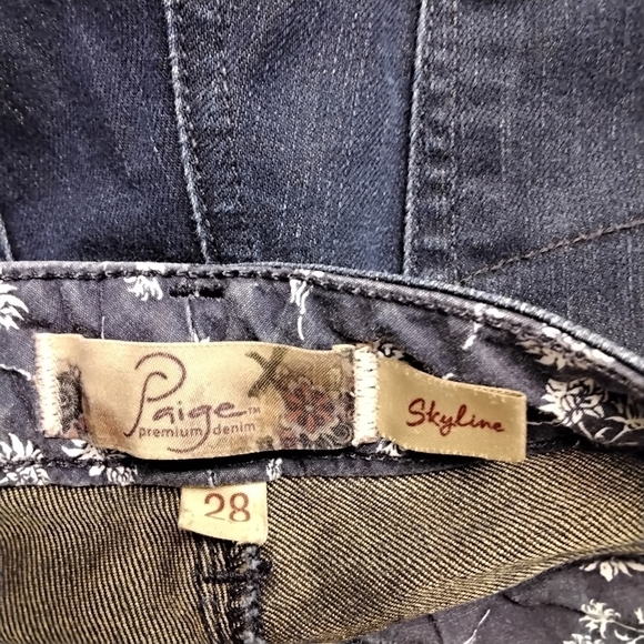 Paige  Skyline 4 Way Stretch Skinny Jeans Size 28 - Picture 4 of 4